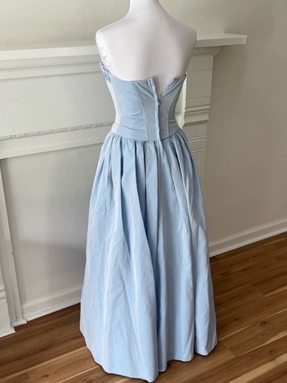 Vintage XS Formal Dress Mcclintock Gunne Sax Strapless Gown Fairy Princess Hoco - Picture 11 of 15